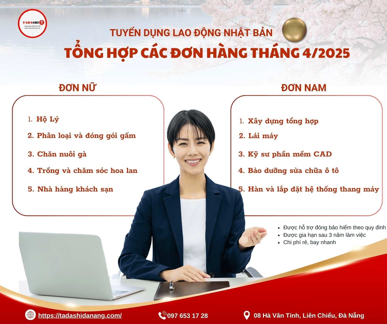 Đơn hàng đi Nhật Bản